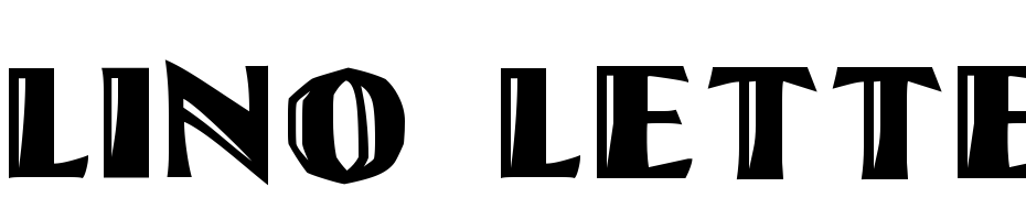 Lino Letter Cut Regular cкачати шрифт безкоштовно